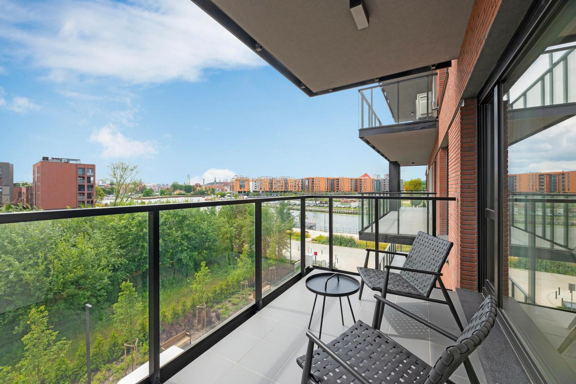 Nadmotlawie Estate Gym, Sauna & Parking By Downtown Apartments Gdansk Bagian luar foto