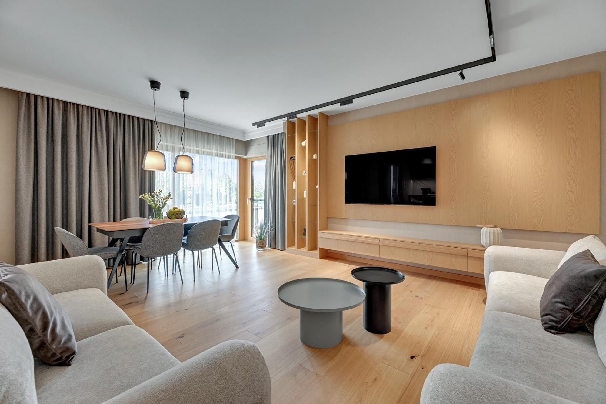 Nadmotlawie Estate Gym, Sauna & Parking By Downtown Apartments Gdansk Bagian luar foto