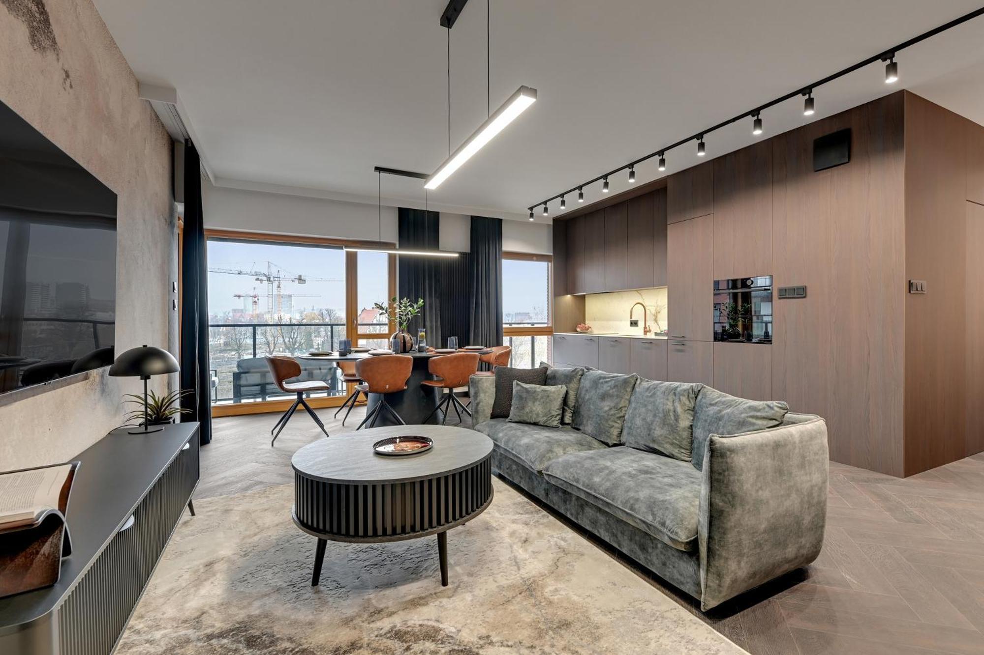 Nadmotlawie Estate Gym, Sauna & Parking By Downtown Apartments Gdansk Bagian luar foto