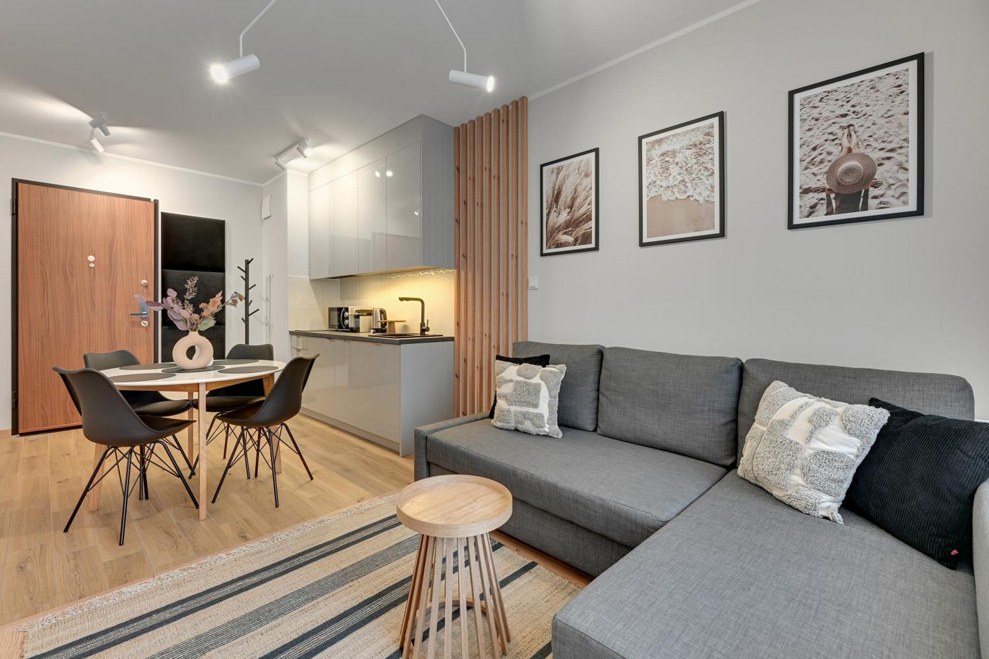 Nadmotlawie Estate Gym, Sauna & Parking By Downtown Apartments Gdansk Bagian luar foto