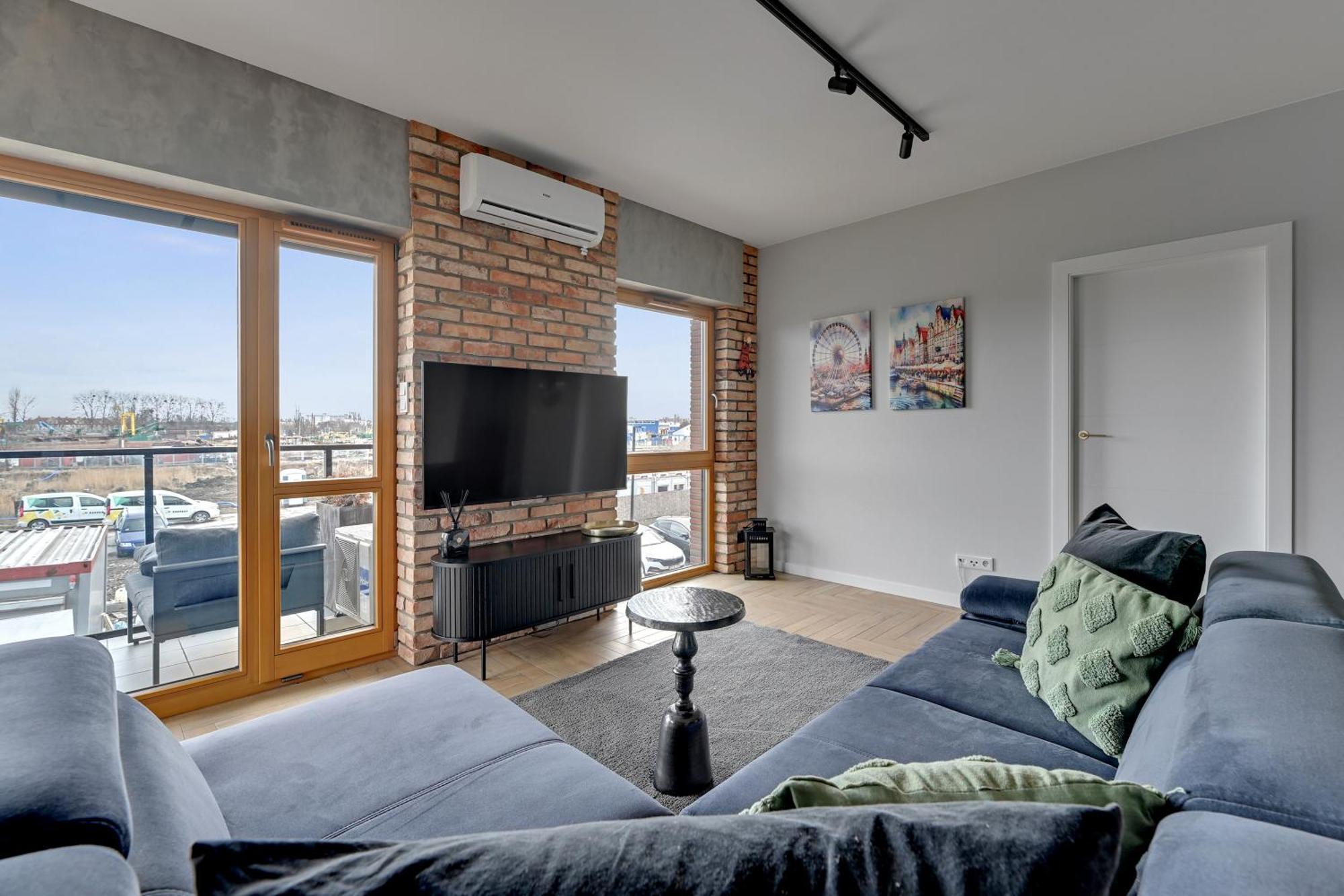 Nadmotlawie Estate Gym, Sauna & Parking By Downtown Apartments Gdansk Bagian luar foto